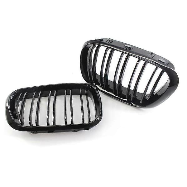 Front Grill Gitre Nyre Grill Udskiftning Til X5 E53 1998-2003 Dobbelt Lamel Sport Style Gloss Sort