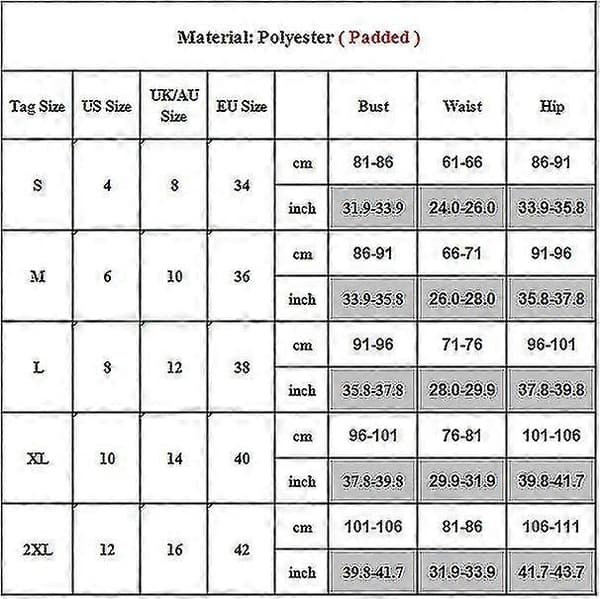 Naisten bikinit, push-up-uimipuku Red Grey M