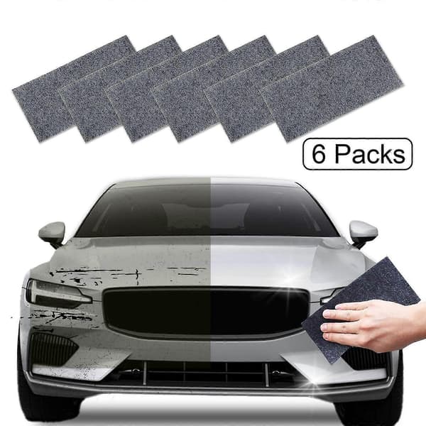 6-pack Nanosparkle-duk, repborttagningsduk för bil, repborttagare