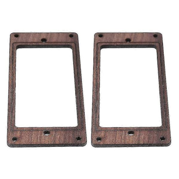 2 st Elektriska Gitarrer Trä Humbucker Gitarr Pickup Ram Pickup Monteringsring