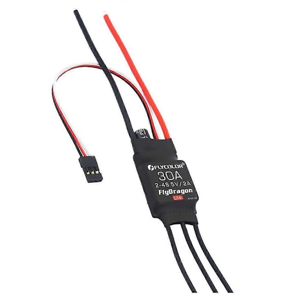 Flycolor ESC Fastvinget RC Flymodel Børsteløs Model ESC 20a30a40a50a 2-4s Til RC FPV Flyvemaskine