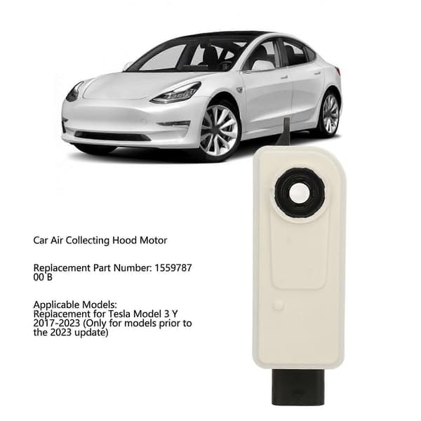 Motor for luftinnsamlingshette 1559787 00 B Vindkollektorhette Motorutskifting for Tesla Model 3 Y 2017 til 2023