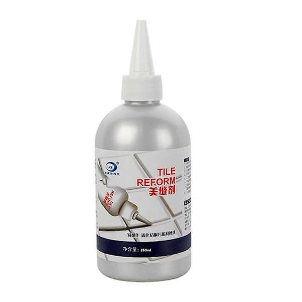 280ml Flisefugemasse Vanntett Sterk Vedheft Anti-sort Hjem Gulvflis Gap Restorer Tetningsmasse Hjemmeforsyninger