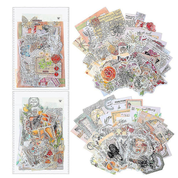 520 stk. Vintage Journal Scrapbog Klistermærker Washi Papir Klistermærker Æstetiske Klistermærker Junk Journal S