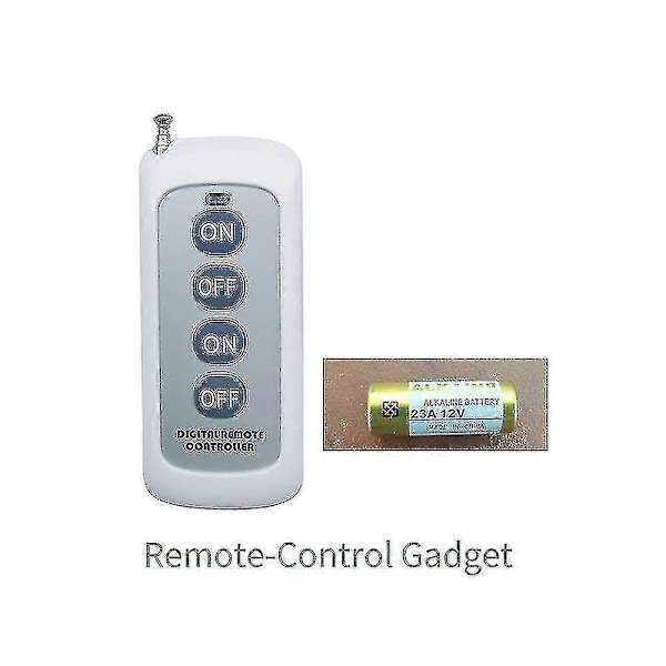 1-5x Trådlös Smart Fjärrkontroll Strömbrytare Uttag Eluttag EU-kontakt 1 remote control socket 5PCS