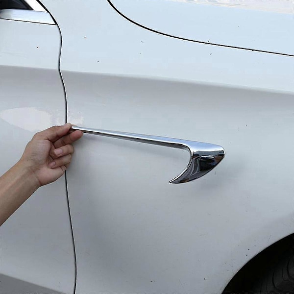 1 par bil styling side utløp trim for C E Glc Klasse W205 W213 E63s blad klistremerke B