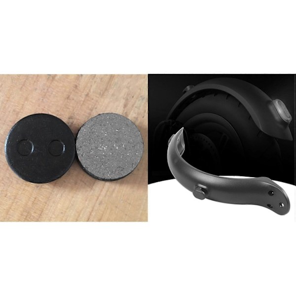 46 st Elsparkcykel Tillbehör: 40 st Skivbromsbelägg Kit & 6 st Bakre Hjul Stänkskärm Skydd