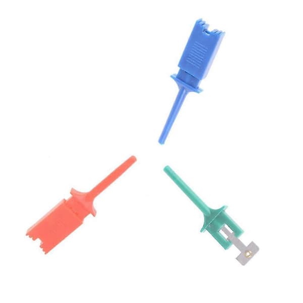 10 stk. testhager til analysatorer, testclips, flad testforbindelse til elektronisk test