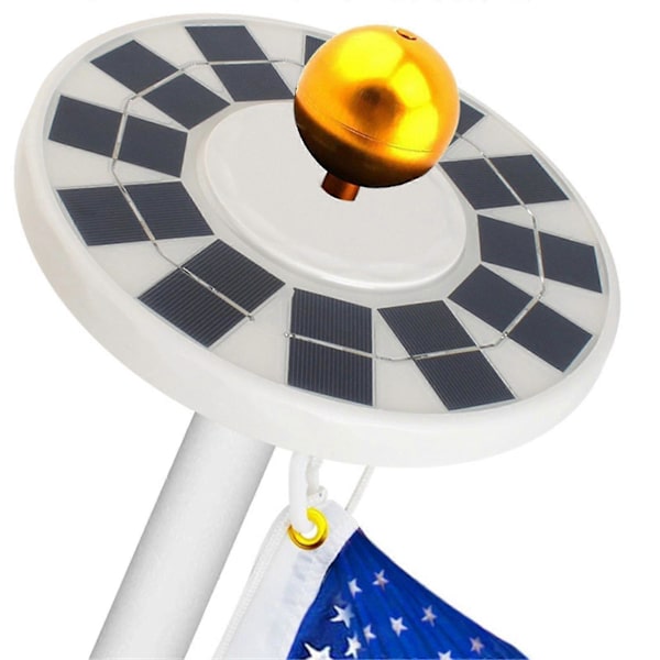 Levering i morgen 48led Solar Flagstangslys Flaglys Teltlys Flaglys Campinglys