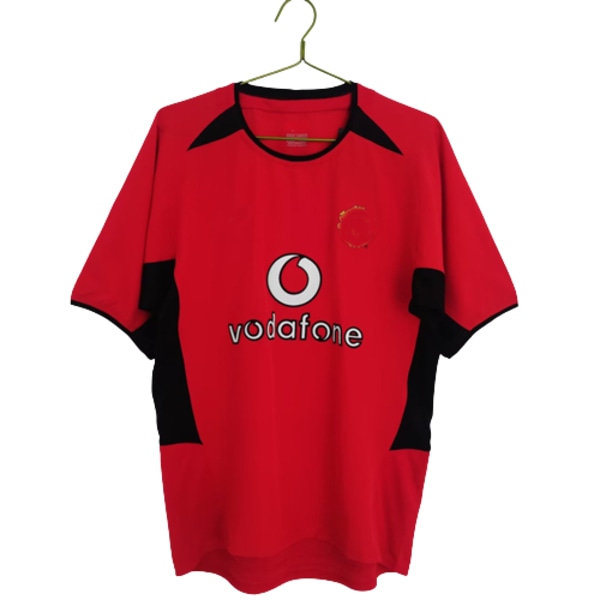 02-04 Manchester United hemmaträningsdräkt träningsdräkt kortärmad tröja T-shirt Beckham NO.7 S