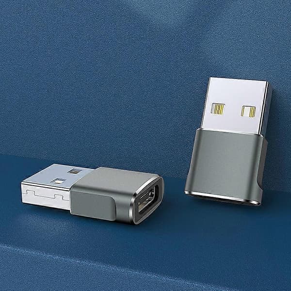 Aluminiumlegering Type-c Hun til USB 3.1 Han Konverter Adapter til Telefon/Laptop