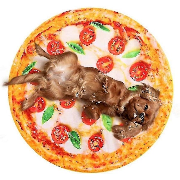 Lemmikin Pizza Sänky Matto Peitto Koiran Kissan Sänky Peitto Pehmeä Mukava Lemmikin Pehmo Matto Peitto Mat L-70cm
