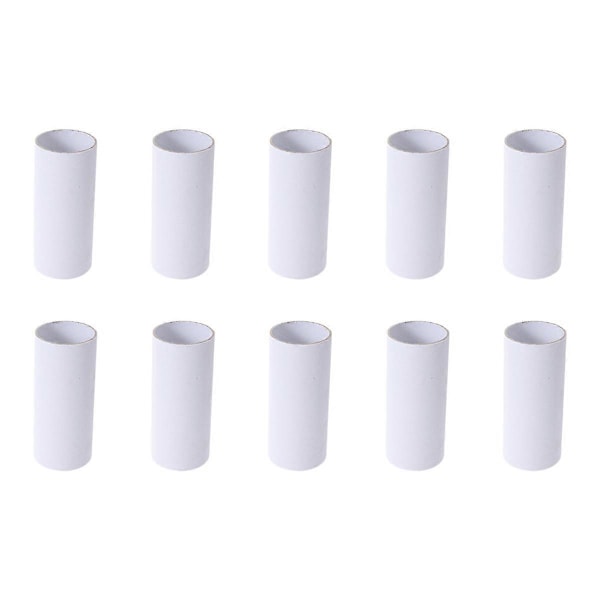 20 stk. Kreative hobbyruller DIY papprør (Hvit)
