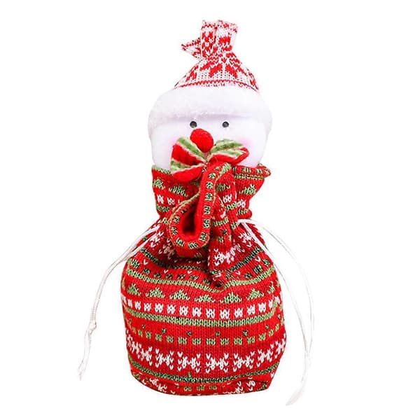 Julklappspåse Present Julartiklar Snögubbe/Älg/Jultomte Form 6