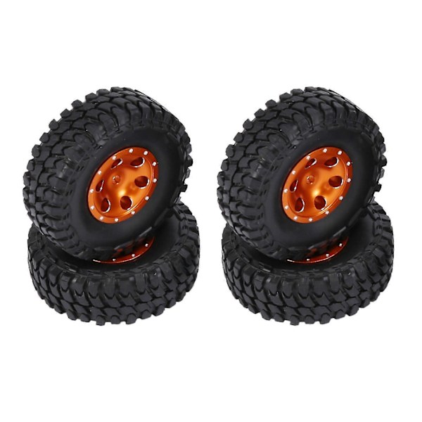 54x19mm 1.0 Beadlock CNC Fælgefælge & Dæk Med Udvidet Hex Til 1/24 Rc Crawler Bil Axial Scx24 A