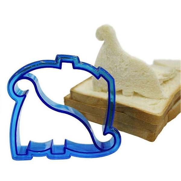 Morsom Dinosaurform Lunsj Sandwich Toast Kjeks Kake Brød Kutter DIY Form