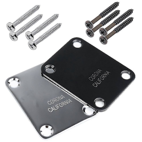 Krom Elektrisk Gitarr Halsplatta Halsplatta Fix Tl Elektrisk Gitarr Halsfogbräda Gitarrtillbehör