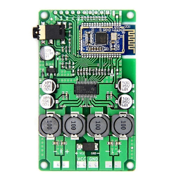 2x15W Bluetooth-äänivahvistinkortti Langaton Bluetooth 5.0 Vahvistin Aux Tukee Sarjakomentoja