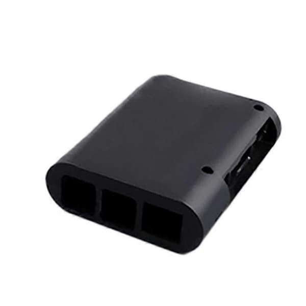 Portabel Svart ABS Plastlåda Hölje för Raspberry Pi 3 Pi 2 Modell B