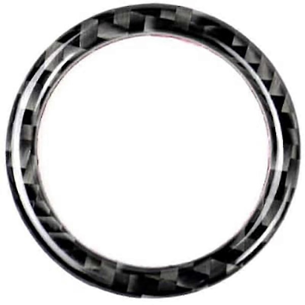 Kolfiber För E90 E92 E93 2009-2012 / 3-serie E89 Motor Start Stopp Knapp Panel Skydd Tr