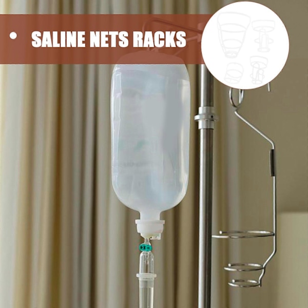 20 st Bärbara Infusionsnät Infusionsflasknät Återanvändbara Plast Saline Flasknät