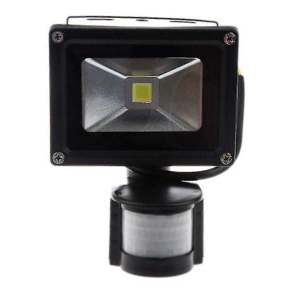 PIR Rörelsesensor Säkerhetsvägg Ren Vit LED Vattentät Strålkastare Lampa 10w