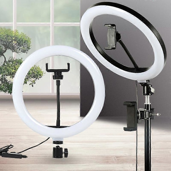 26cm Kamera Telefon Fotografi LED Ringljus USB Fyllnadslampa för Selfie Makeup