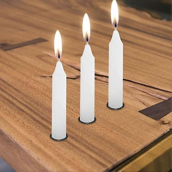 36 stk. Lysestakeholderkopper Lysholdere Lysdryppbeskyttere Metall Lyskopper