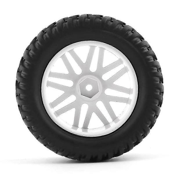 4kpl Rc 1/10 mittakaavan maastoauton renkaat ja vanteet 94166/94107/94106, vihreä