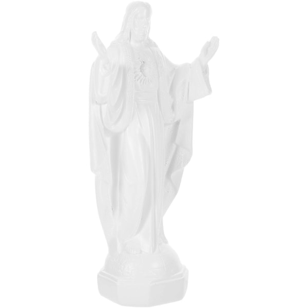 Harts Jesus Skulptur Jesus Staty Ornament Kyrka Skrivbordsdekoration
