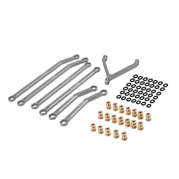 CNC Aluminium Högfrigång Chassilänkar Stång För 1/24 RC Crawler Bil Axial Scx24 Axi90081 Deadbolt