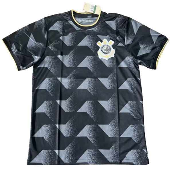 22-23 Corinthians svart anpassad jersey träningsdräkt kortärmad jersey T-shirt Ronaldo NO.7 L