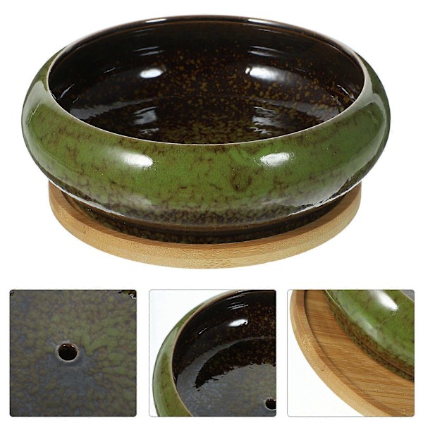 1 Set Keramisk Planter Keramisk Blomkruka Keramisk Planteringsbehållare Keramisk Blomkruka Planter