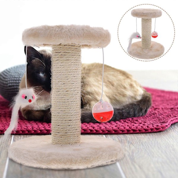 Klösstolpe för Katter Sisal Kattklösstolpe för Kattunge Inomhus Kattklösstolpe