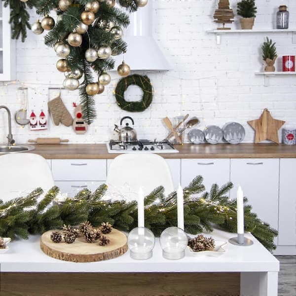 24 st DIY Snöglob Plast Klar Plastglober Vattenglob för Julpyssel (S)