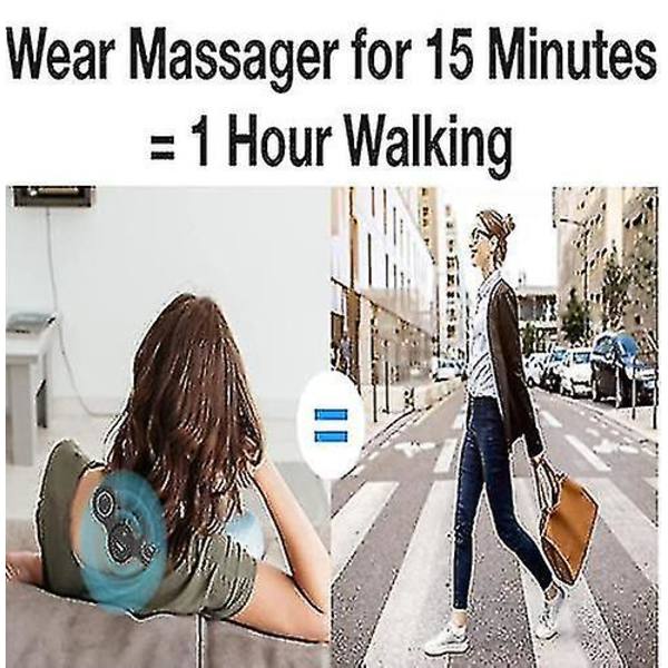 Ems Lymphunclog Nakke Udglattende Massageapparat Plumpyup Mikrostrøm Massageapparat Cervikal Cervikal Stick Mini Bærbar Smart Muskelafslapning