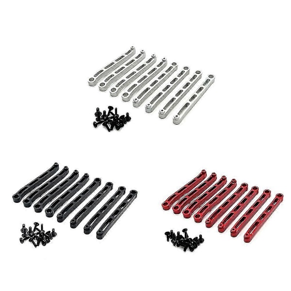 Mn78 Metall Chassis Lenker Trekkstang Koblingsstang Sett For Mn78 Mn-78 Mn 78 1/12 Rc Bil Oppgraderingsdeler Tilbehør