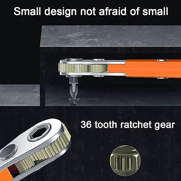 Magneettinen ruuvimeisselisarja, 11 osaa, 110 mm, minivääntimet ja 1/4 tuuman, 10 mallia, ruuvimeisseli