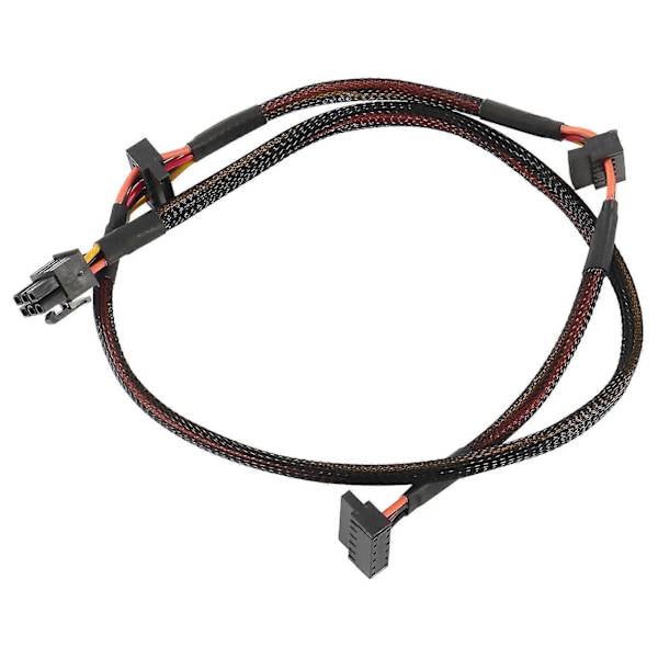 Modulaarinen PSU 6-pin - 3-porttinen SATA-kaapeli 18AWG-johto 80cm NP Eco -sarjalle