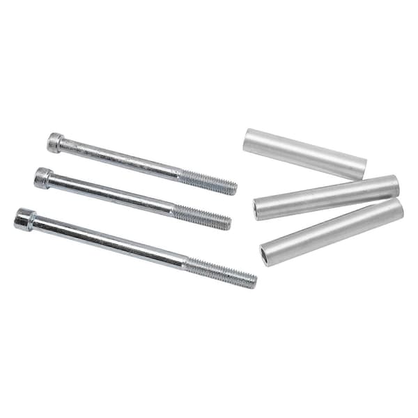 Dynamobrakettsett CNC Aluminium Sølv Erstatning for Chevy Small Block Lang Vannpumpe