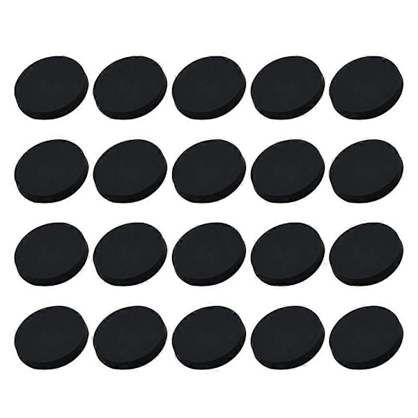30 stk. Metalfrakkeknapper Flade frakkeknapper Syknapper til frakker Dekorative kostumeknapper (Sort 20 mm)