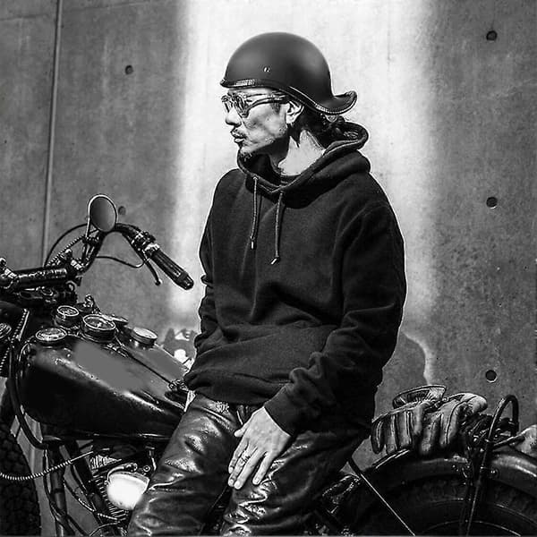 Cap Cycle Retro S Åpen Hjelm Scooter For Cruiser Chopper Kvinner Menn E Typ