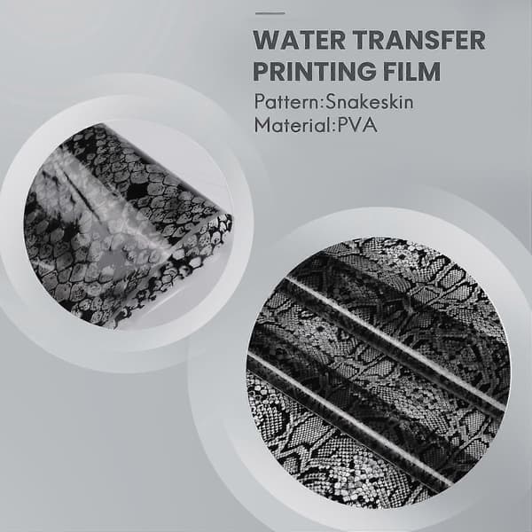0.5x2m Transfer Hydrographics Hydro Dip R Kit Slangeskinn