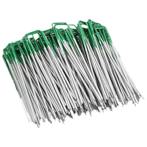 50 stk. Landskapsplugger Metall U-formede Plugger Gressforankring Stoff Fikseringsplugger