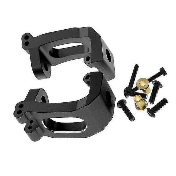 Aluminium Caster Blocks C-hubs 9532 Til 1/8 Sledge 95076-4 Rc Bil Opgraderingsdele Tilbehør, sort