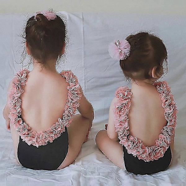 Äiti ja tytär bikinit Vanhempi-lapsi uimapuku Perheelle yhteensopivat uima-asut Back 5-6Y