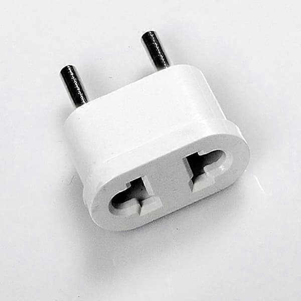 US USA til EU Euro Europa AC Strømplugg Reiseadapter Lader Socket Converter