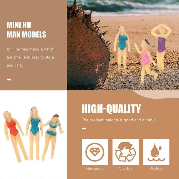 20 st Simuleringsmänniska Modell Sandbord Människa Modell Landskap Mini Figurer