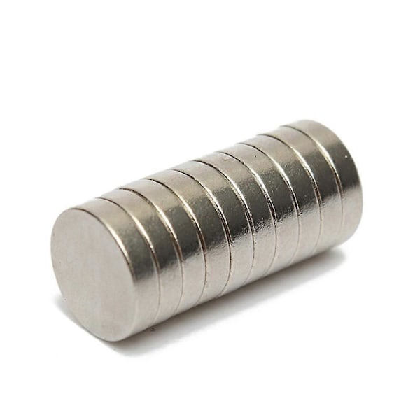 10 st 8x2mm N42 Mini Runda Skivblock Sällsynt Jordartsmetall Neodymium Kylskåps Stark Magnet