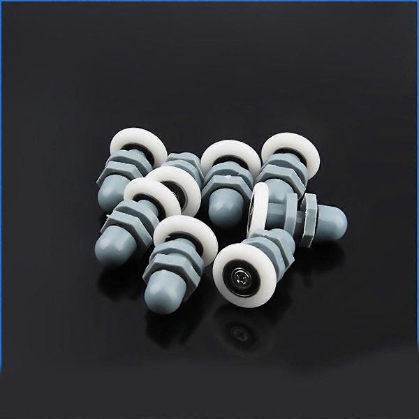 10 stk Dusjdørhjul Skyvedør Løpere Ruller Hjul Trinser Erstatning 25mm Diameter